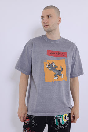 Postage Stamp Chasing Tom & Jerry T-Shirt